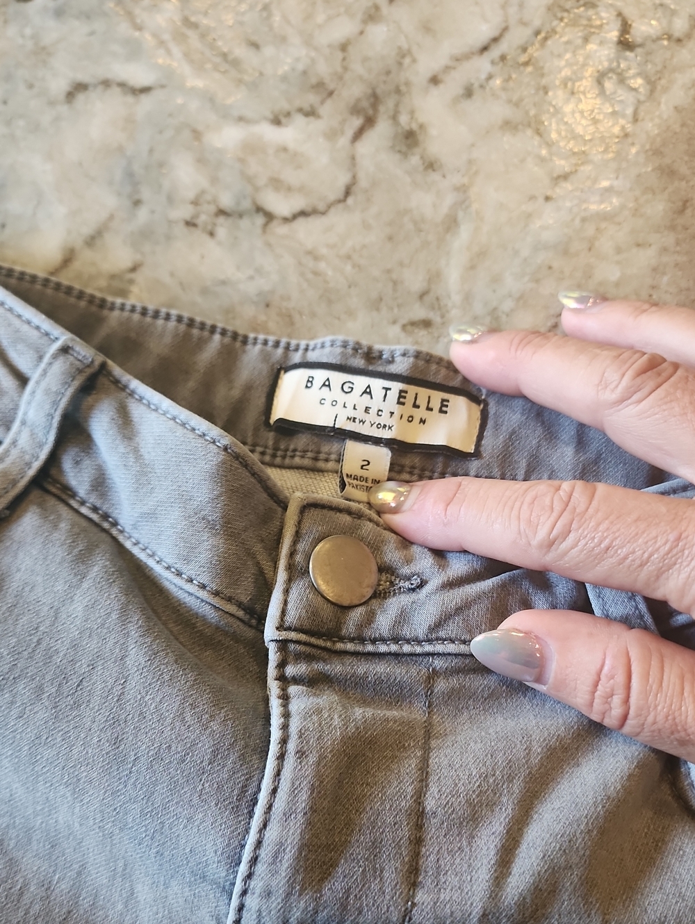 Bagatelle High-Rise Jeans in Grey for Women